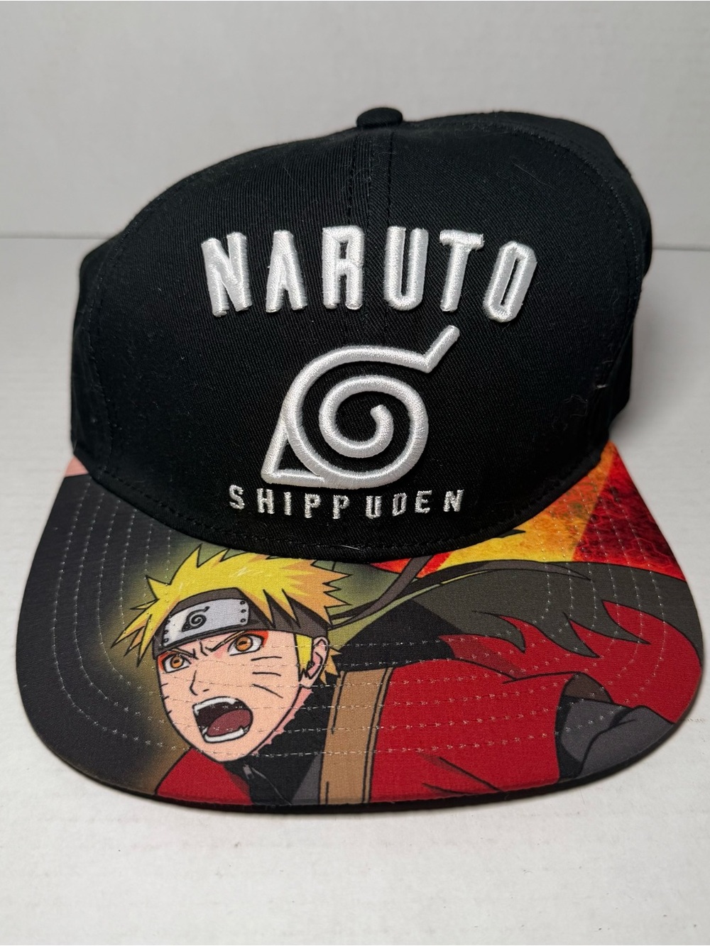 Naruto Shippuden Hat Cap Adjustable Black New Men’s Anime OSFM Bioworld